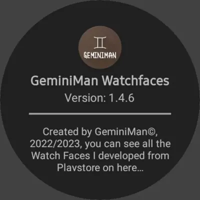 GeminiMan Watchfaces android App screenshot 0