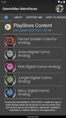 GeminiMan Watchfaces android App screenshot 8